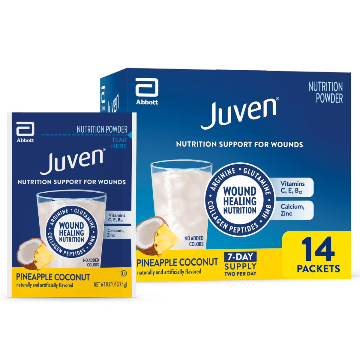 Juven® Pineapple Coconut Flavor Powder 0.97 oz. Individual Packet