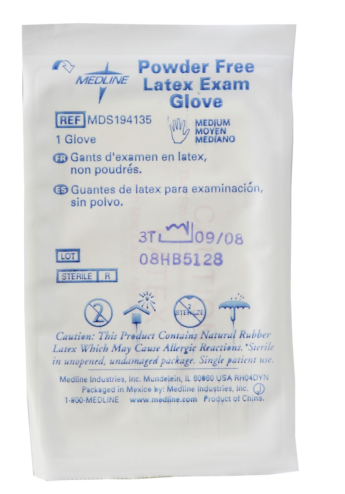 Sterile Powder-Free Latex Exam Gloves