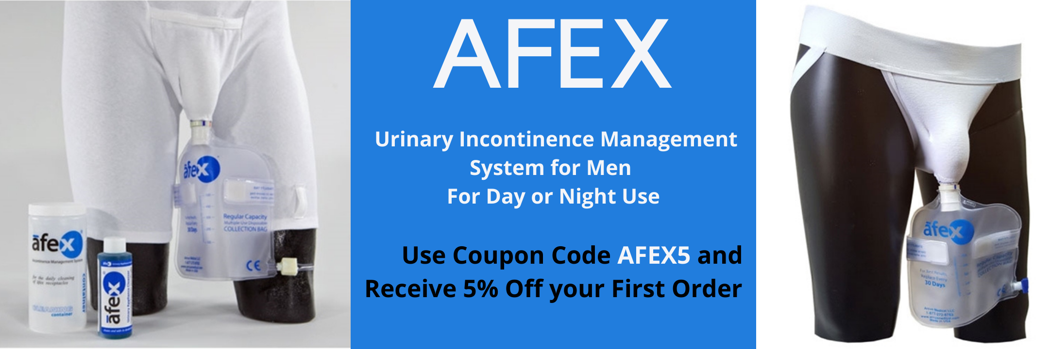 Afex Incontinence System for Men