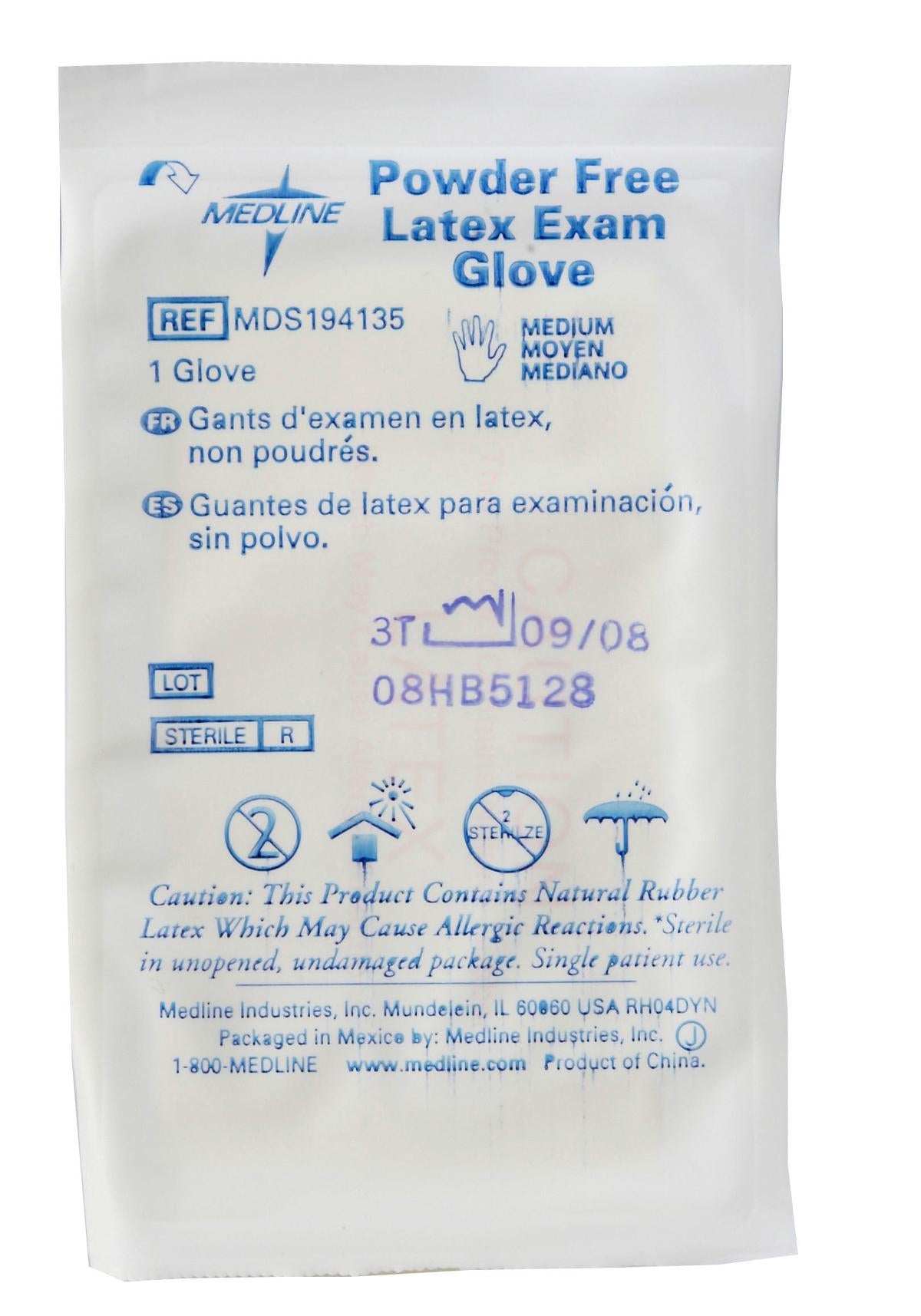 Sterile Powder-Free Latex Exam Gloves