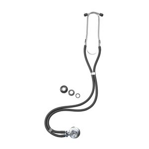 Cardinal Health Sprague Rappaport Type Medical Stethoscope, Adult/Pediatric, Black