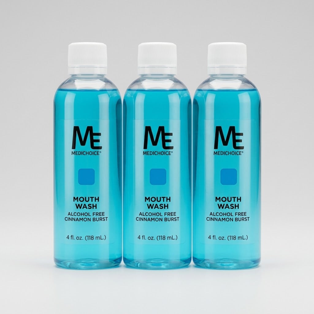 ME MediChoice Mouthwash  Alcohol Free, Cinnamon Burst Flavor 6-Pack (PC7500)
