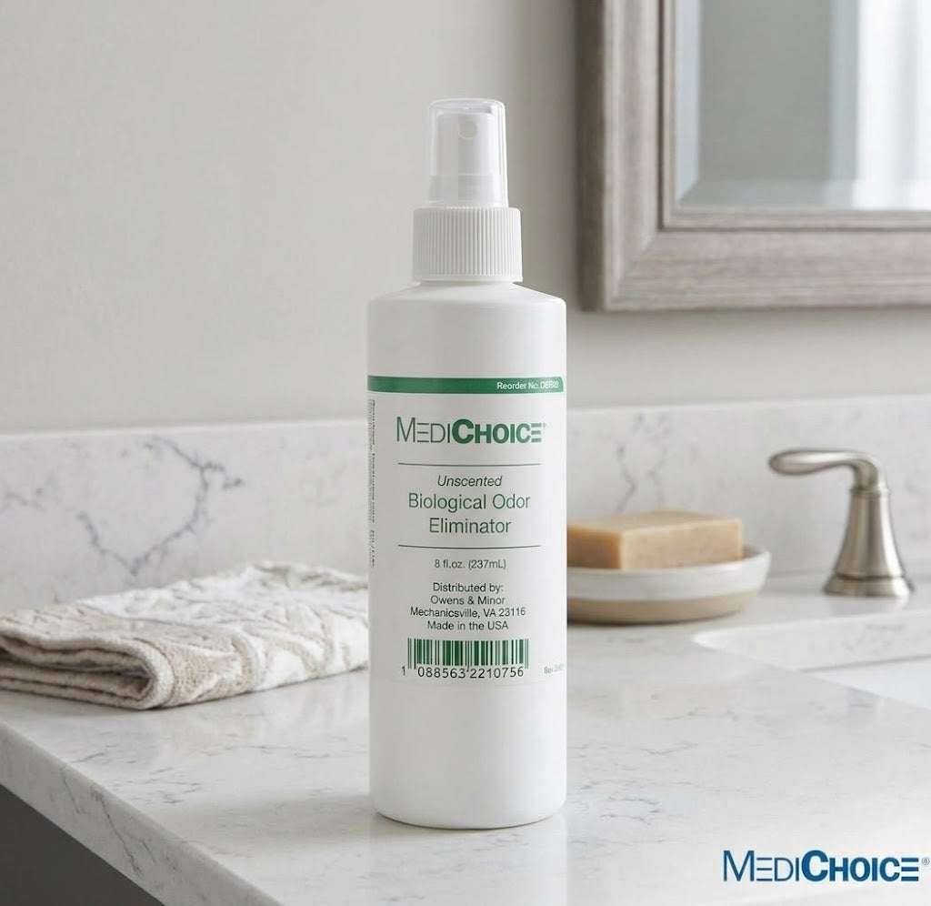 MediChoice Biological Odor Eliminator Unscented 8 oz Spray (OE8121)