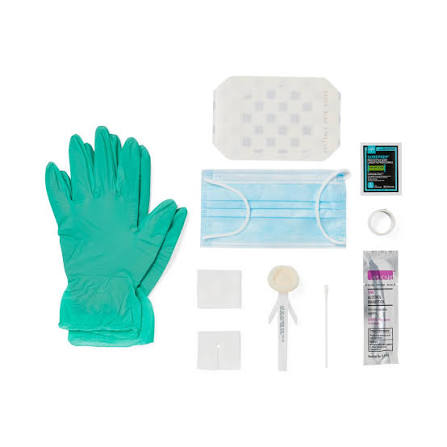 Central Line CVP Dressing Change Tray with Tegaderm Soft Cloth Border Dressing (DYND75224)