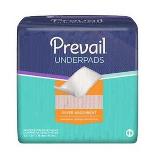 Prevail® Night Time Heavy Absorbency Disposable Underpads, 30 x 30, 100-CASE
