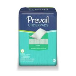 Prevail®Fluff Disposable Light Absorbency Underpads, 23 x 36, 150-CASE