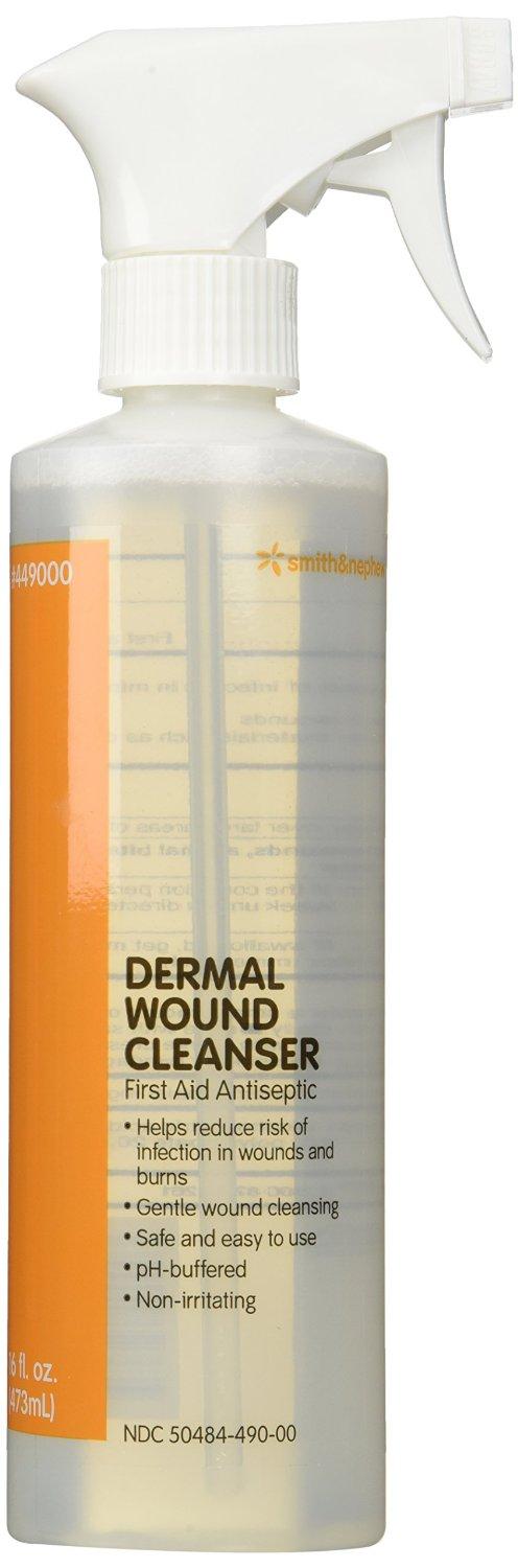 Dermal Wound Cleanser Spray pH-Balanced, No Rinse 8 oz