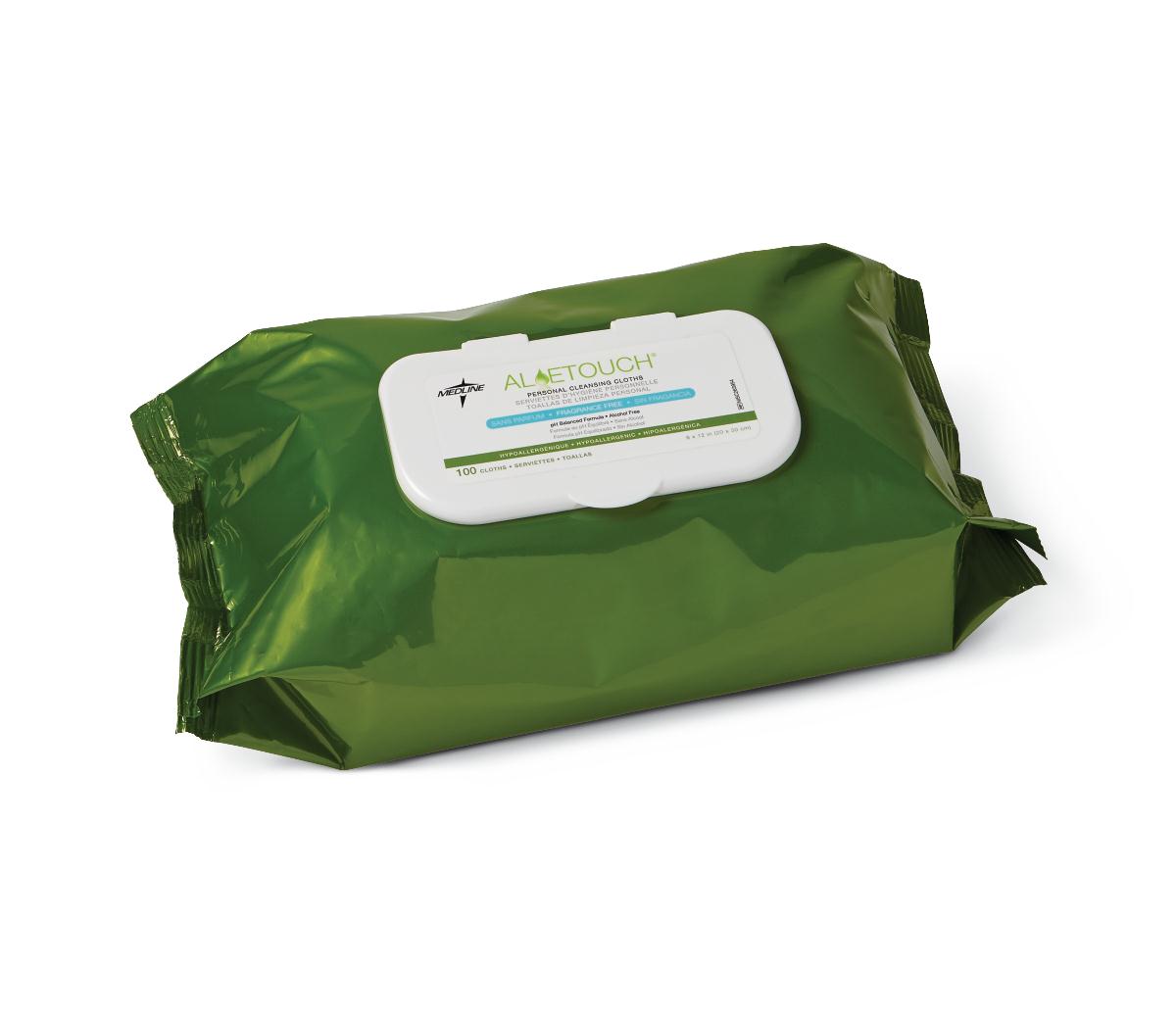 Aloetouch Fragrance Free Wipes 8 X 12