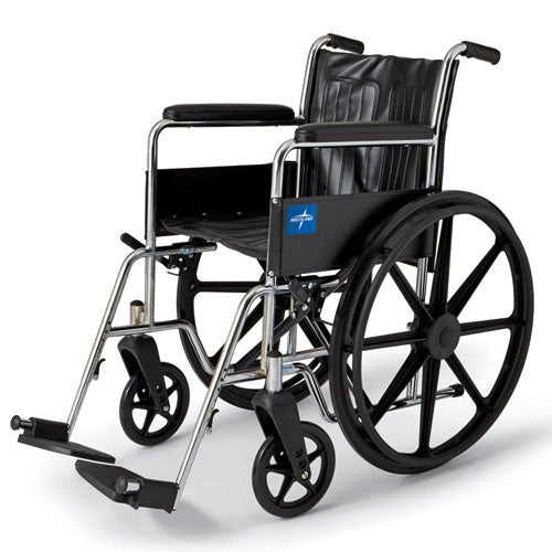 Medline Excel 2000 Wheelchairs Fixed Arms and Footrests (MDS806100D)