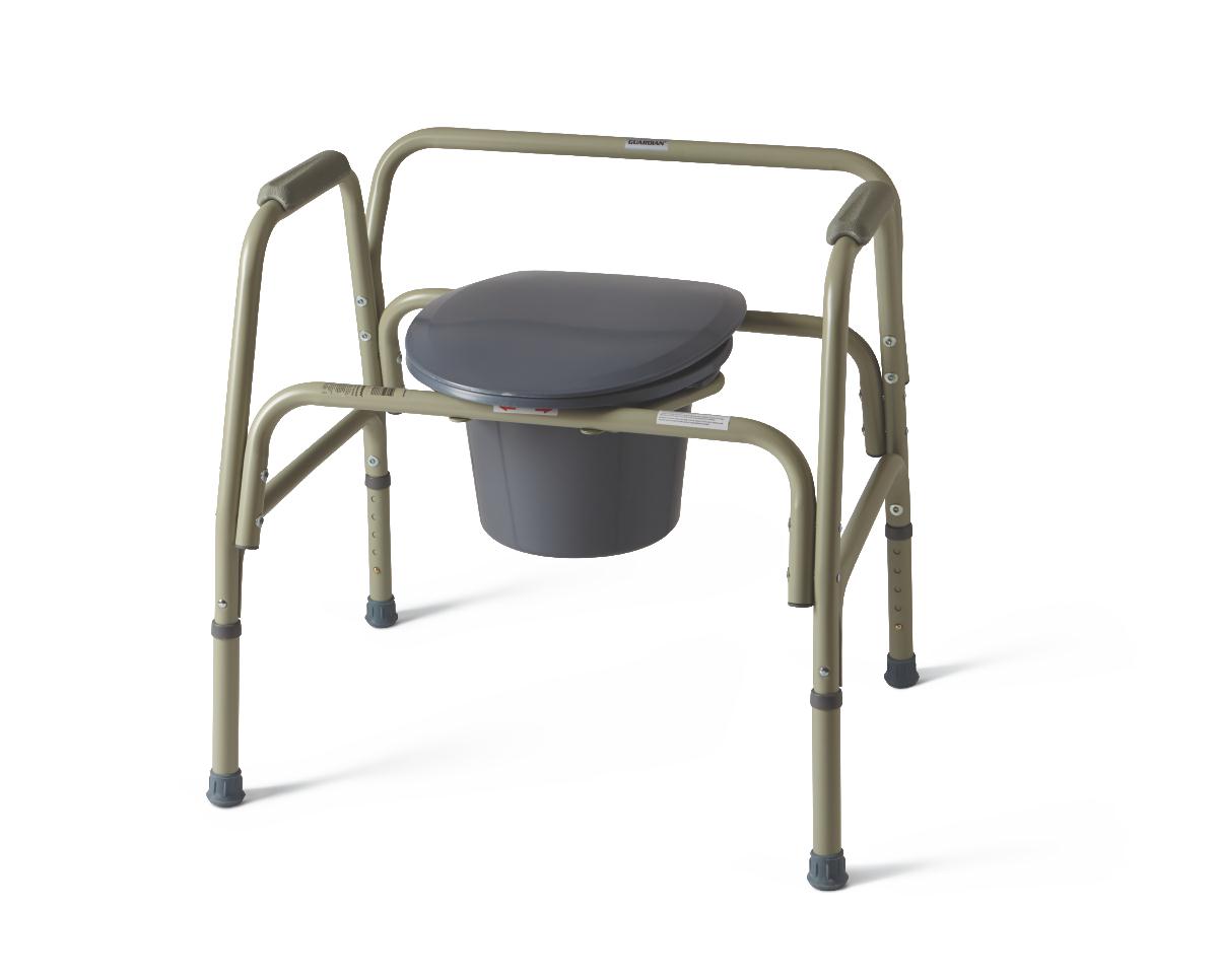Extra-wide Steel Bariatric Commode