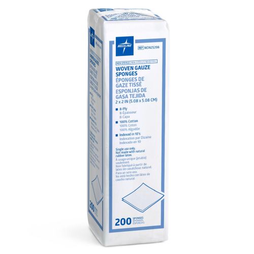 Medline NON21601 Oval gauze eye pad - 2(1/8) x 2(5/8), Sterile, Box of 50  – woundcareshop