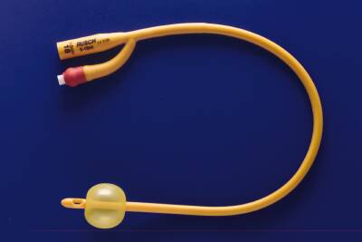 Gold Silicone Coated Latex 2-Way Foley Catheter