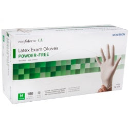 Confiderm® Powder Free Latex Exam Glove Small
