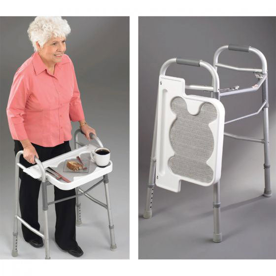 Universal Walker Tray with Non Slip Mat