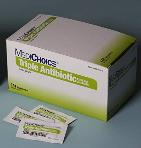 MediChoice First Aid Triple Antibiotic Ointment .9 Gram Packets, (1314OINT209)