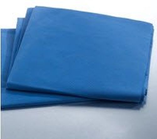 Flat Blue Nonwoven Fabric Disposable Stretcher Sheet