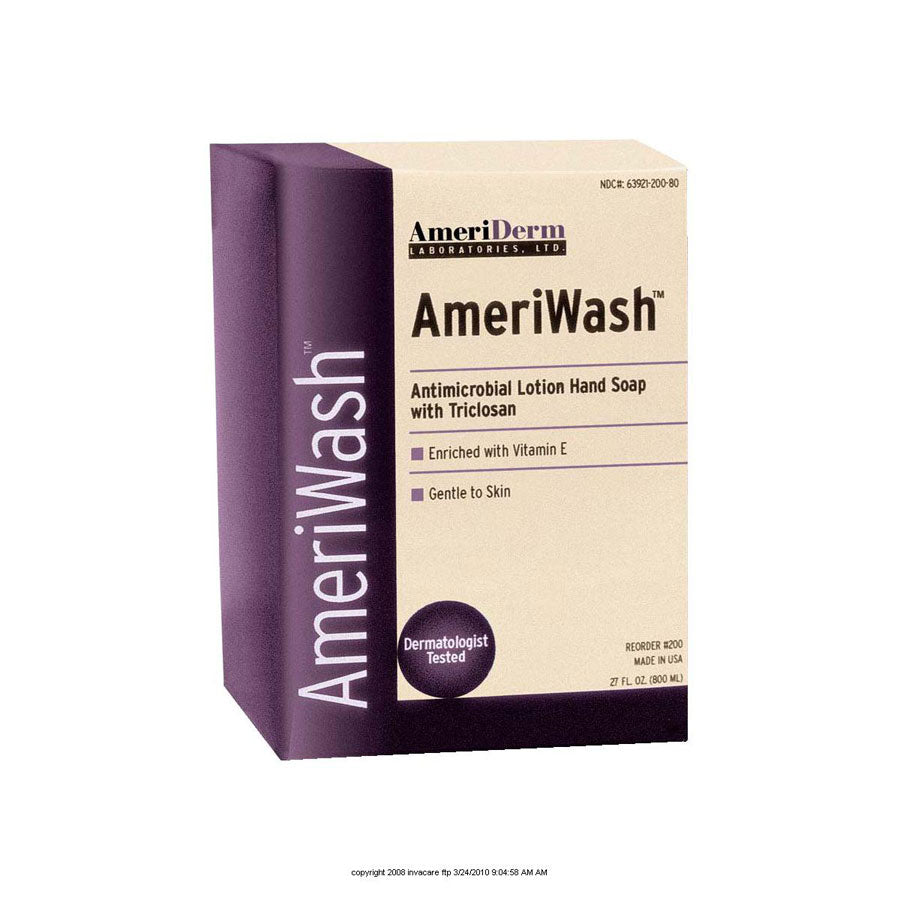 AmeriWash™ Antimicrobial Lotion Soap with Triclosan