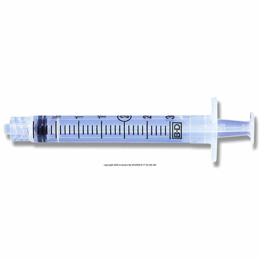 BD™ Conventional Syringe Only (No Tip Shield)