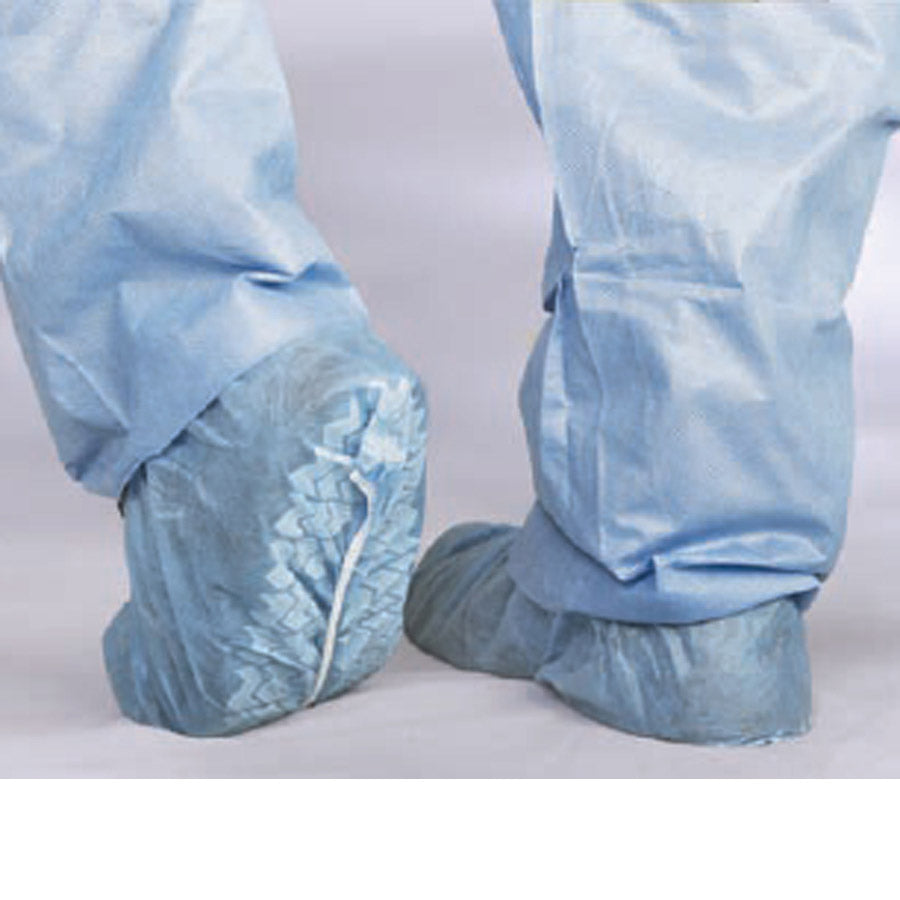 Medline Polypropylene Non-Skid Shoe Covers, Blue, X-Large (CRI2003) (200/CS)