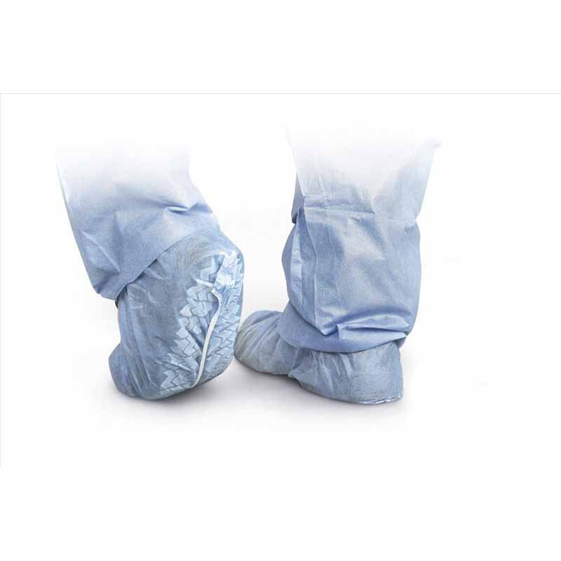 Medline Polypropylene Non-Skid Shoe Covers, Blue, X-Large (CRI2003Z)