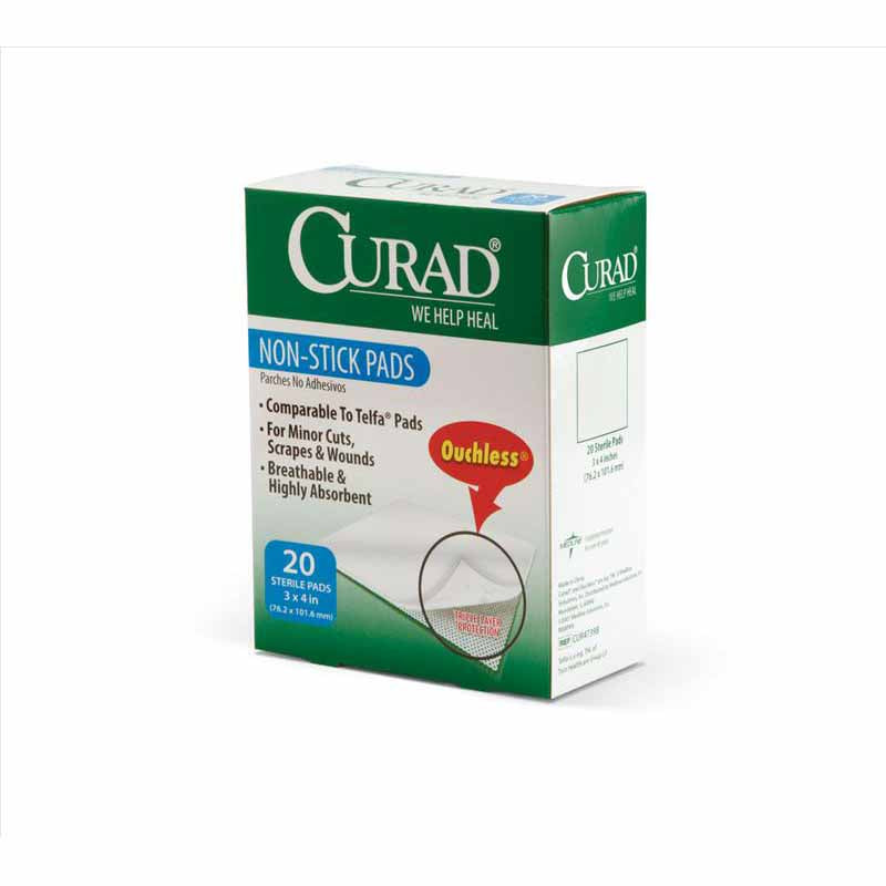 Medline CURAD Sterile Non-Stick Pads (CUR47398)