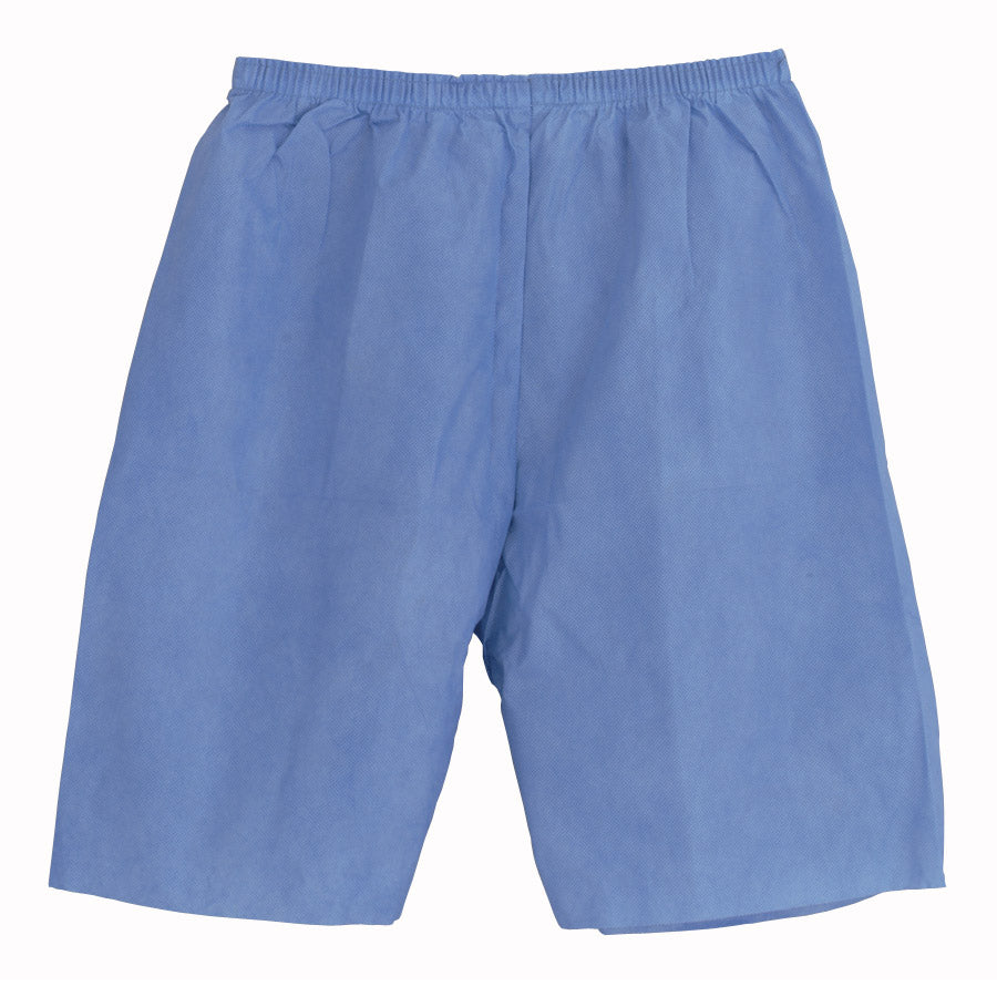 Shorts Exam Multi-Layer Elastic Waist Blue LG
