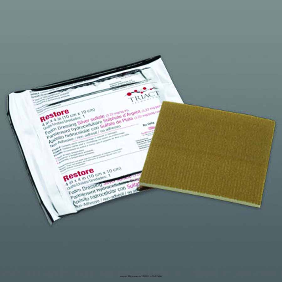 Urgo Restore® Non-Adhesive Foam Dressing with Silver and TRIACT® Technology