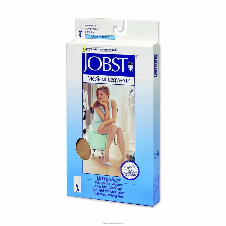 Jobst® UltraSheer Knee High Stockings, 15 - 20 mmHg