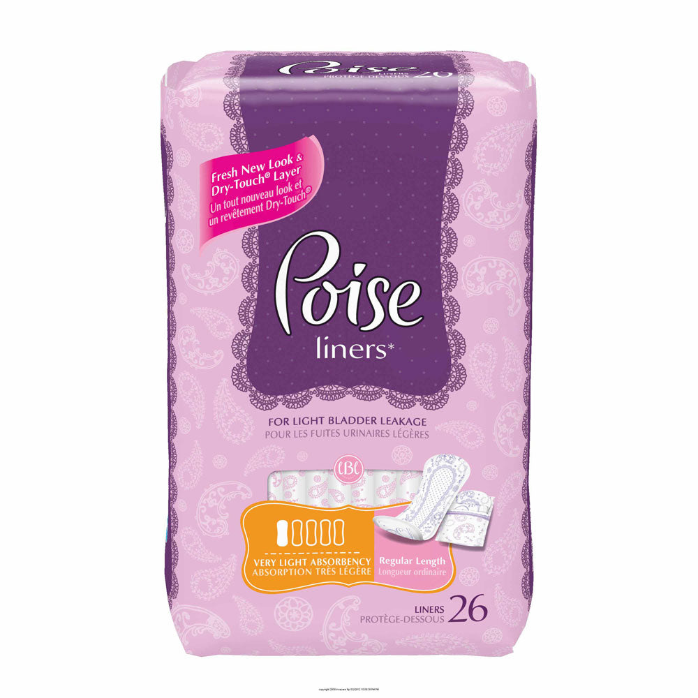 Poise® Pantiliner Very Light Absorbency