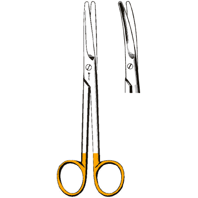 Sklar Edge Tungsten Carbide Mayo Dissecting Scissors 5 1-2" - 16-1605