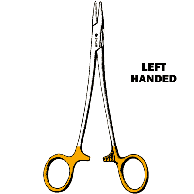 TC Mayo-Hegar Left Handed Needle Holder 6" - 21-9016