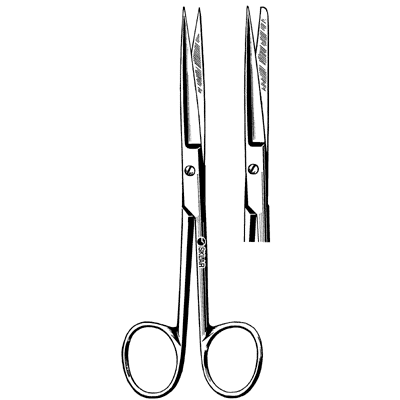 Sklarlite Extra Delicate Operating Scissors 4 1-2" - 23-1116