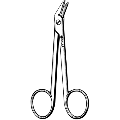 Suture Wire Cutting Scissors 4 3-4" - 24-2342