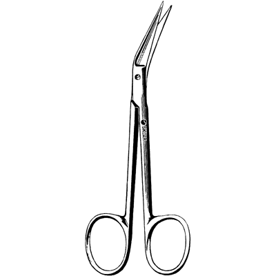 Sklar Angular Scissors 4 3-4" - 47-1080
