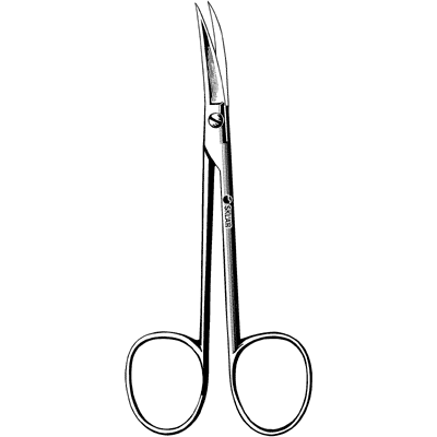 Plastic Surgery Scissors 4 1-2" - 47-1345