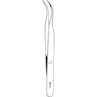 Jeweler Style Forceps Curved #7 - 66-7644