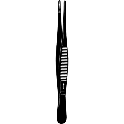 Sklar Black Dressing Forceps 5" - 90-1064
