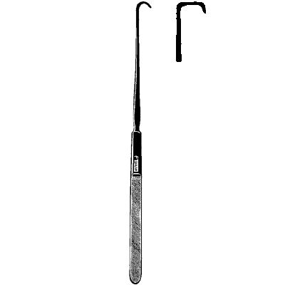 Sklar Black Emmett Tenaculum Hook #5 - 90-2175