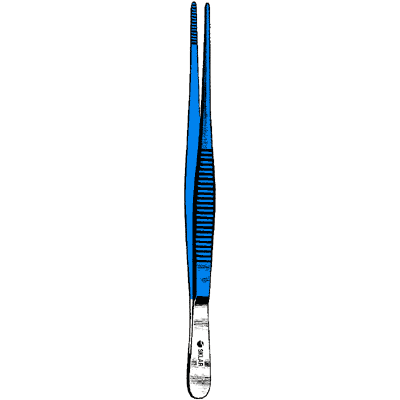 Sklar Blue Dressing Forceps 8" - 91-5420
