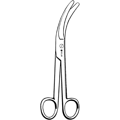 Busch Umbilical Scissors 6 1/2
