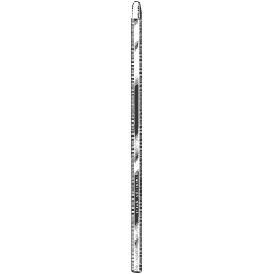 Mirror Handle Cone Socket Solid Octagonal Serrated Grip - 93-1203