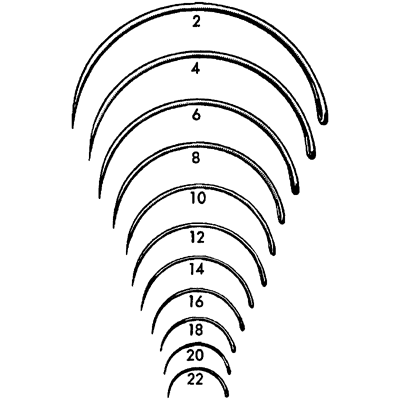 Ferguson Suture Needle 1-2 Circle #8 - 93-1804