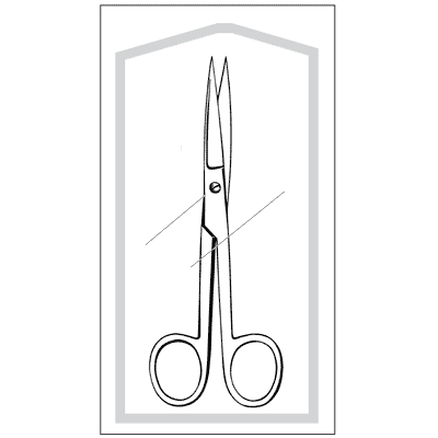 Econo Sterile Operating Scissors 5 1-2" - 96-2523