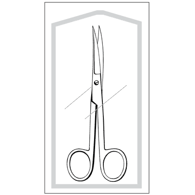 Econo Sterile Operating Scissors 5 1-2" - 96-2525