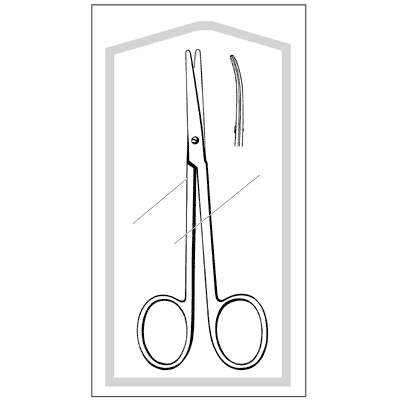 Econo Sterile Strabismus Scissors - 96-2543