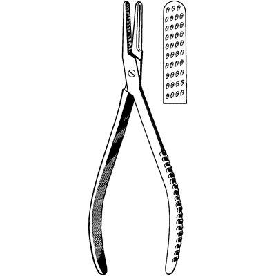 Merit Platypus Nail Forceps 5 1-4" - 98-494