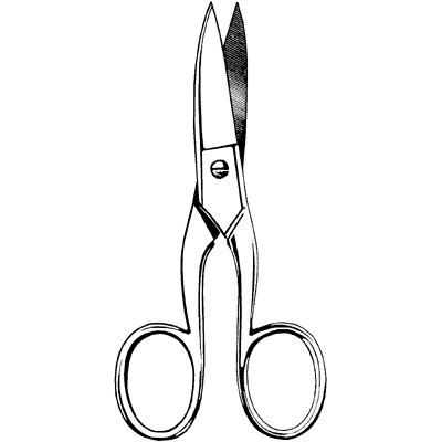 Merit Cuticle Nail Scissor 4" - 98-496