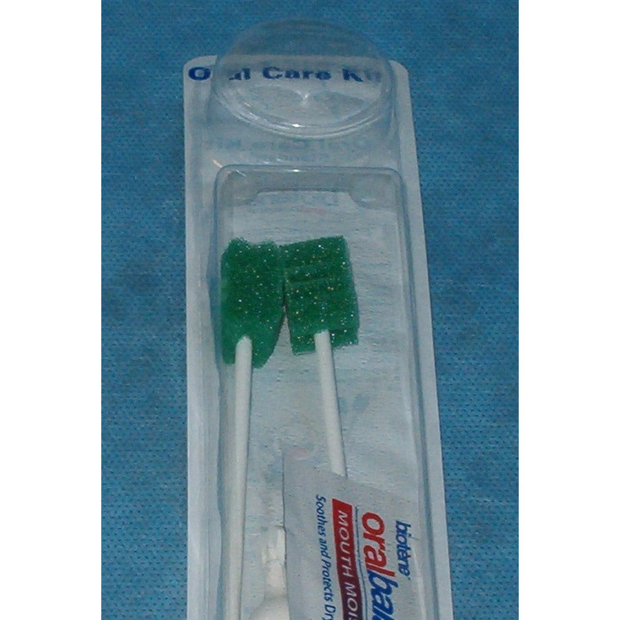 Kit Oral Care Stand 2 Swabs Mouth wash Moist