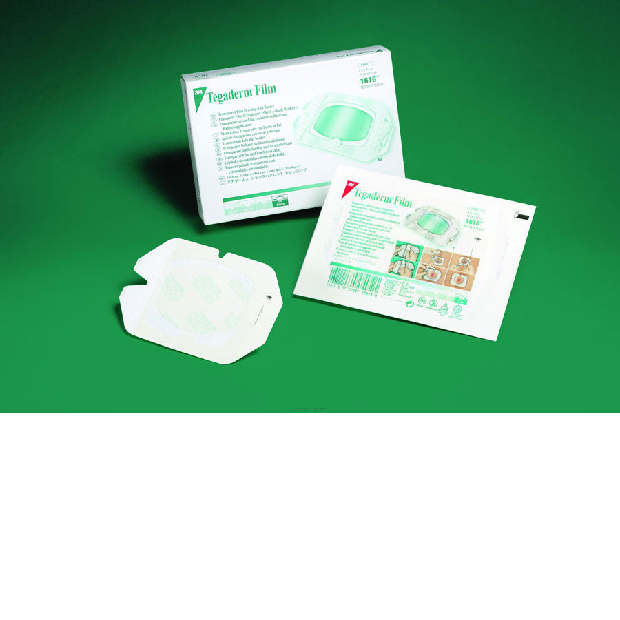 Transparent Film Dressing with Border 3M Tegaderm Rectangle