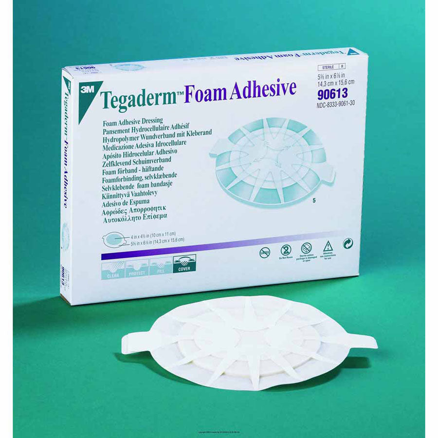 3M™ Tegaderm™ High Performance Foam Adhesive Dressing 5.5 X 6 Inch